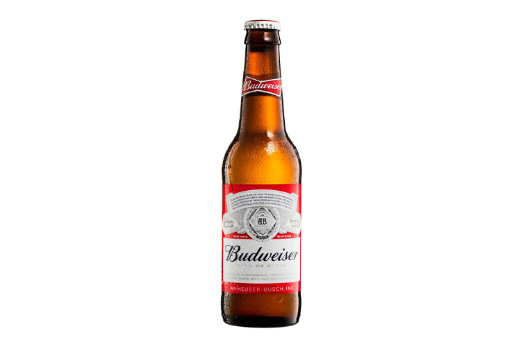 BUDWEISER BEER BOTTLE 355ML